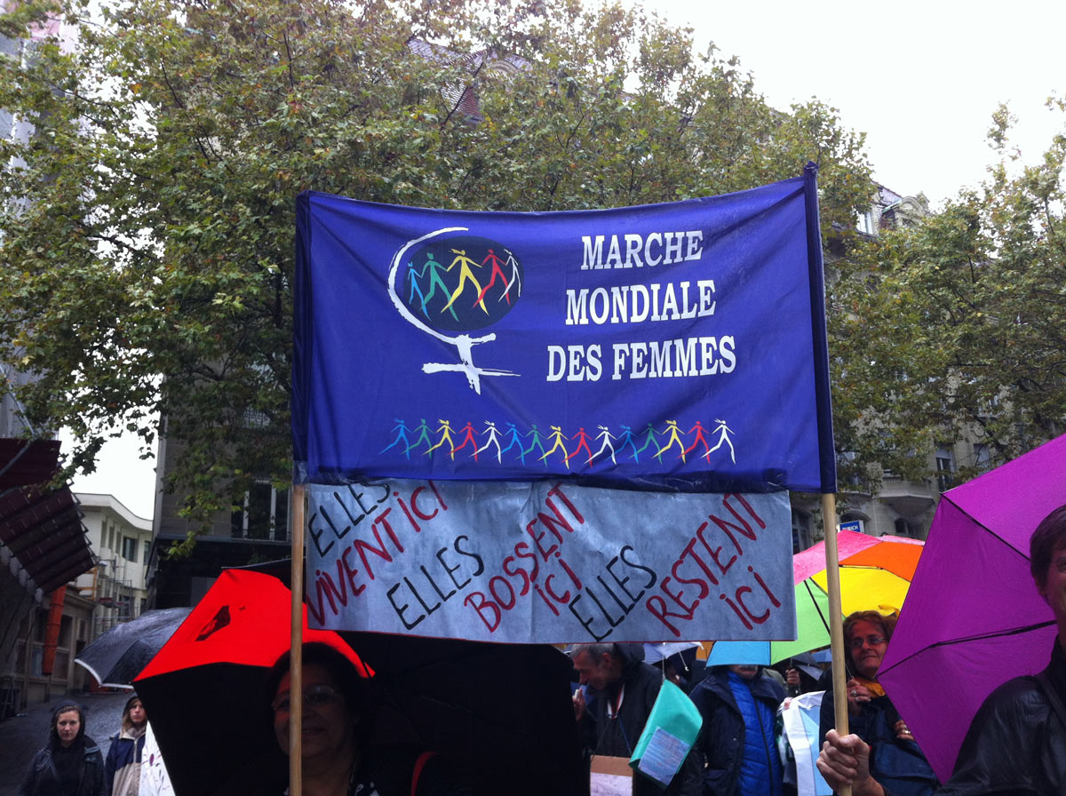 Manifestation contre les Renvoie de Dublin, à Lausanne