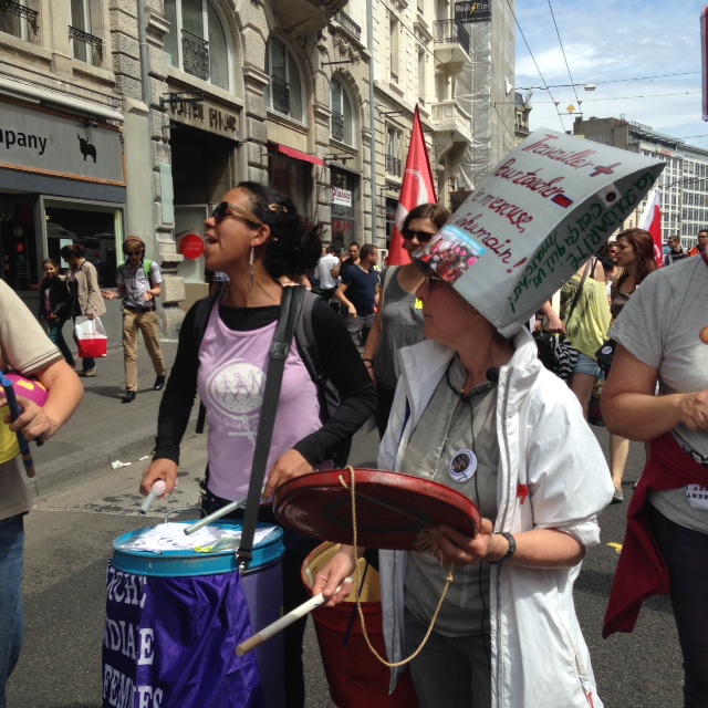 Manifestation a Lausanne contre l'augmentation de l'âge de la retraite