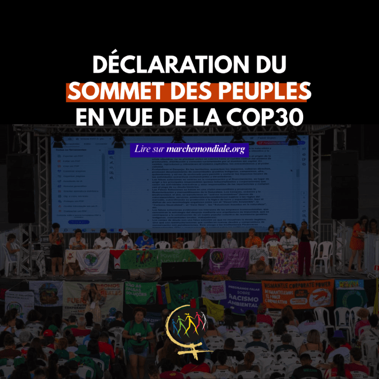 Sommet des peuples a Belem