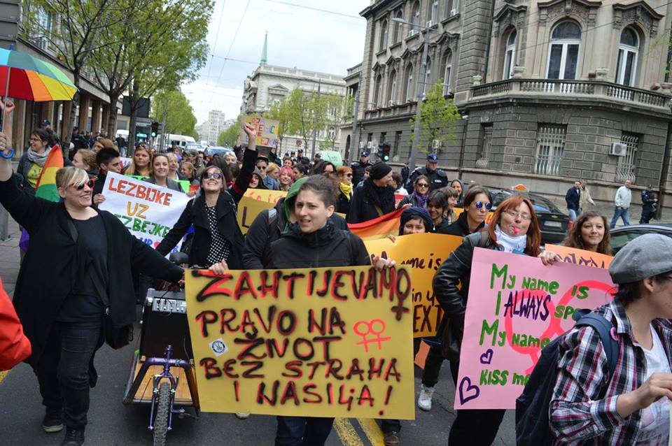 Caravane feministe 2015, Belgrade